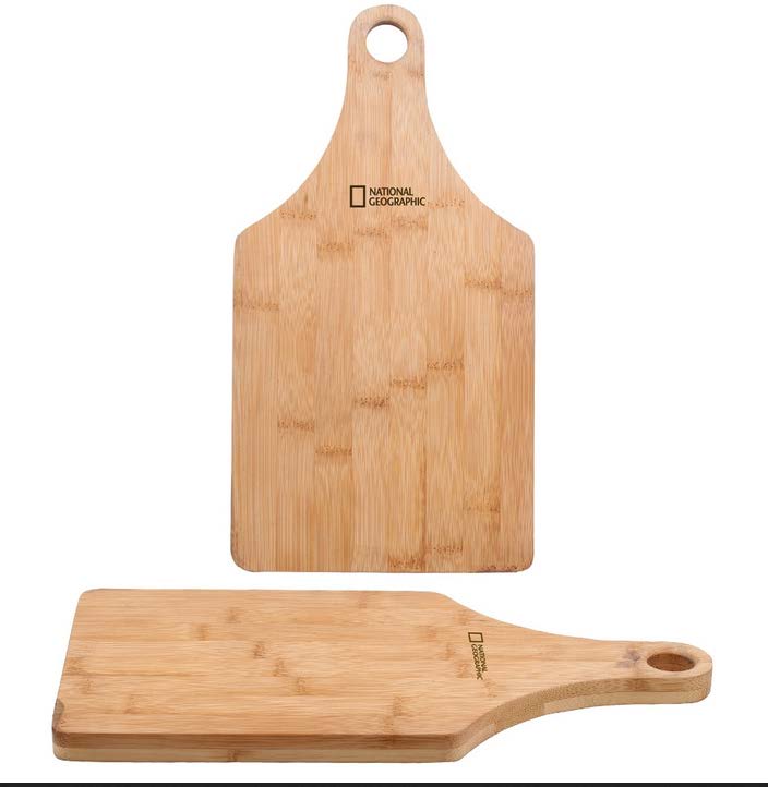 The Chef Bamboo Cheese Board - 7" W x 13 1/2" H x 0.6" D